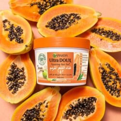 Garnier Ultra Doux Repairing Papaya 3-in-1 Hair food For Damaged Hair - 390ml - Image 2