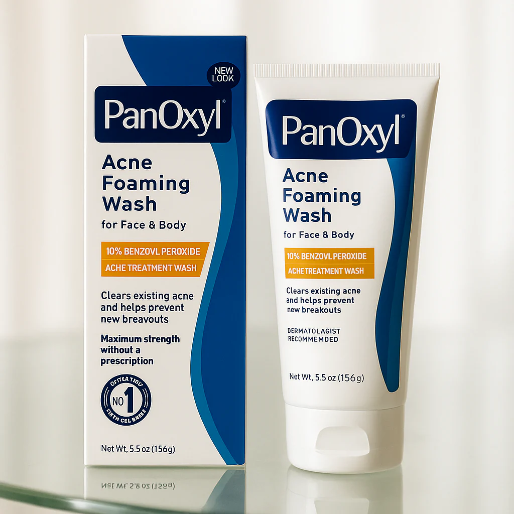PanOxyl Acne Foaming Wash Benzoyl Peroxide 10% Max Strength - 156g