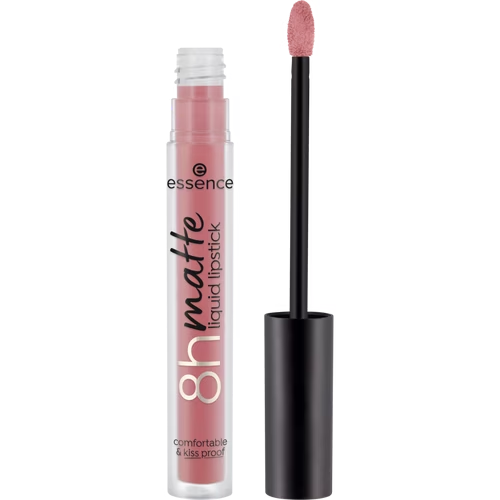 Essence 8H Matte Liquid Lipstick Rosy Nude (No. 04) - 2.5ml