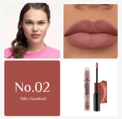Essence 8H Matte Liquid Lipstick Silky Hazelnut (No. 02) - 2.5ml - Image 2