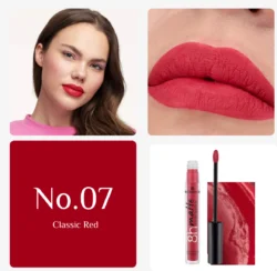 Essence 8H Matte Liquid Lipstick Classic Red (No. 07) - 2.5ml - Image 2