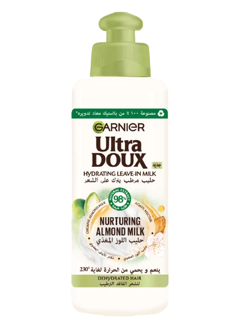 Garnier Ultra Doux Leave-In Cream With Almond Milk – 200ml
