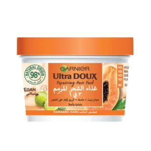 Garnier Ultra Doux Repairing Papaya 3-in-1 Hair food For Damaged Hair - 390ml